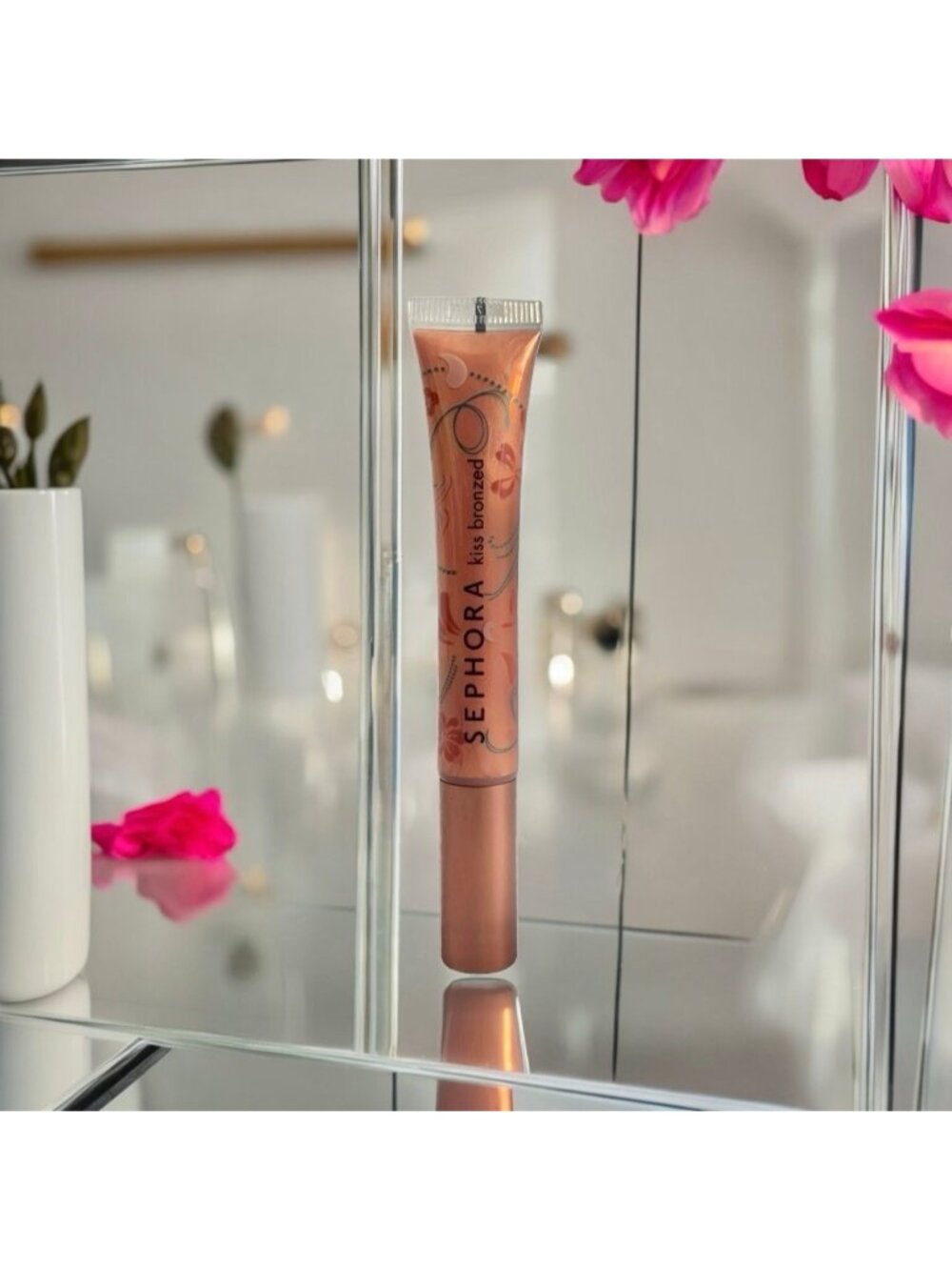 Rare SEPHORA Brilliant Lip Gloss Kiss Bronzed Sheer Full Size